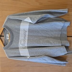 Gray Fairmont Sweater, Hotel Couture, Medium, EC